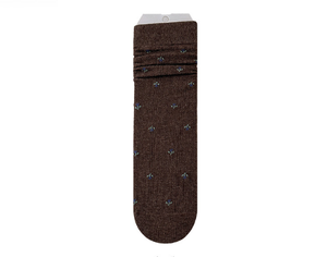 <span class=keywords><strong>Chaussettes</strong></span> mi-mollet amples en coton pour femmes automne et hiver-Floral délicat, français élégant, ambiance princesse, bout sans couture - Product Image 6