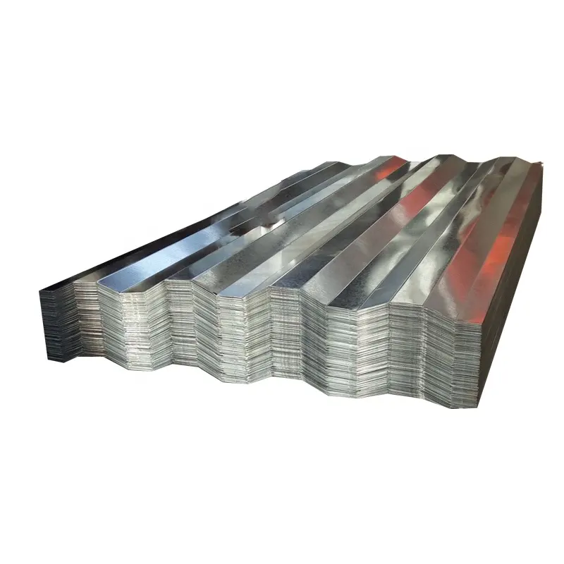 Lamiera di copertura in ferro zincato pannelli di rivestimento in acciaio ondulato per l'edilizia