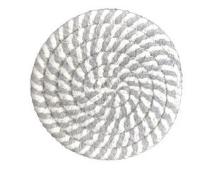 Hot Selling Nordic Ins Cotton Woven Placemats <b>Round</b> Insulation Pads Coasters Casseroles <b>Mat</b> Kitchen <b>Table</b> Thickened Placemat - Product Image 5