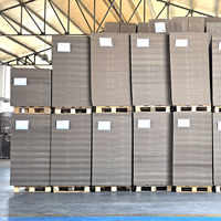 Emballage alimentaire écologique en carton gris rigide non couché, respectueux de l'environnement