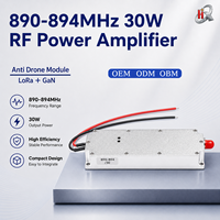 Amplificateur RF GaN personnalisable 30W 100-6000MHz, module Lora, module anti-drone RF, VCO intégré