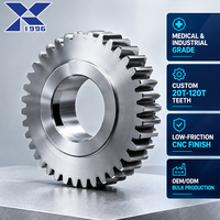 Pinion Hobbing Gear Logam Kuningan Kustom M1 M2 M3 untuk Instrumentasi Presisi Tinggi dan Sistem Penggerak