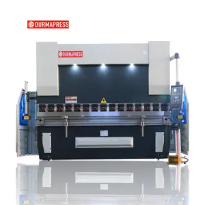 Bosslaser Durmaspress 100T 3200 CNC Rem Tekan dengan Pengontrol DA66T dengan 6 Sumbu