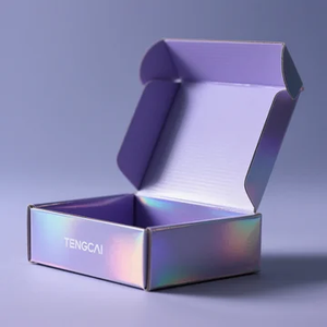 Biểu tượng tùy chỉnh in thân thiện với môi sóng hộp bưu phẩm thiết kế cho thương mại điện tử vận chuyển - Product Image 1