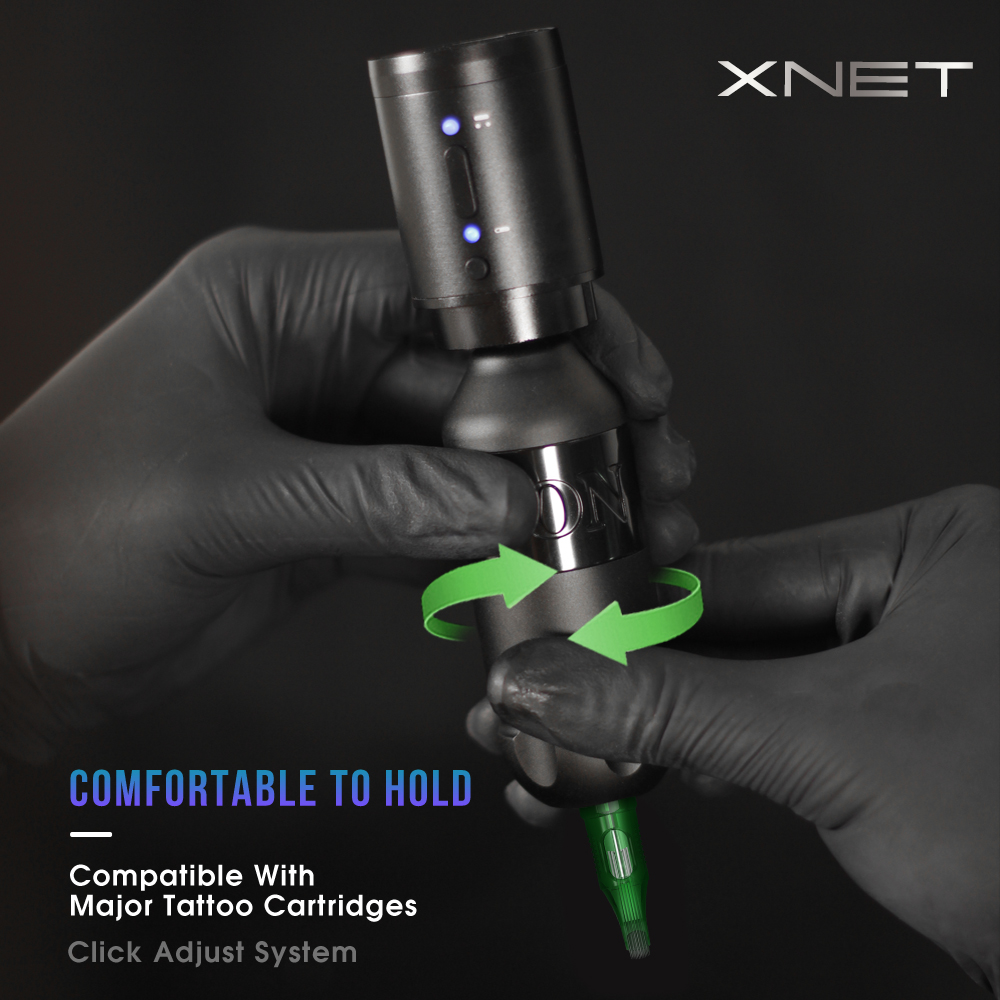XNET Rotery Tattoomachine カラーワークに最適 XNET Hello Rotary Tattoo Pen Machine - Powerful & Portable