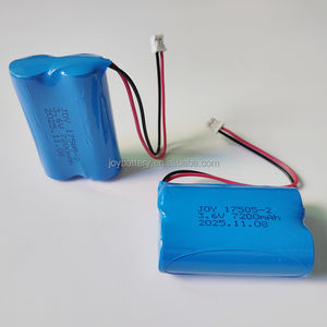 Неперезаряжаемая литий-ионная батарея ER17505-<span class=keywords><strong>2</strong></span> 3.6V 7200mAh (аналоги: 2ER17505, ER18505 4000mAh, ER17505H, ER17505M) для счетчиков воды - Product Image 3