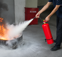 Extincteur à poudre sèche ABC robuste de 9 kg, pour une utilisation en cas d'incendie dans les bâtiments commerciaux et les zones de stockage
