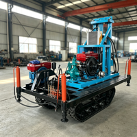 Foreuse hydraulique diesel stable pour puits d'eau, machine de forage de puits pour diverses conditions géologiques