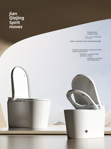 IPX4 ABS gốm tự làm sạch nhà vệ sinh thông minh commode tự động sưởi ấm chỗ ngồi nhà vệ sinh thông minh cho phòng tắm - Product Image 2