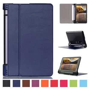 Étui mince en cuir PU pour tablette YT-850F Lenovo Yoga Tab 3 8"