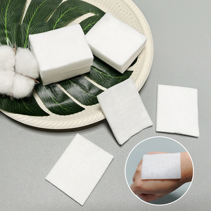 Dischetti di <span class=keywords><strong>Cotone</strong></span> Organico Biodegradabile a 3 Strati Premium per Viso/Unghie, 5x6cm, Quadrati, per Rimozione Trucco - Product Image 2