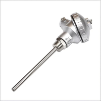 Sensor Suhu Pt100 Platinum Thermal Resistance Coupling Transmitter Anti Ledakan 4-20ma Suhu Tinggi