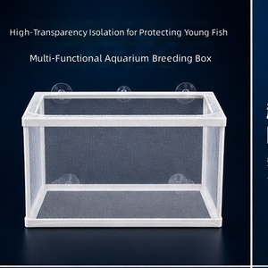 Redes de Aislamiento para Acuarios, Redes de Cría de <span class=keywords><strong>Peces</strong></span>, Filtros, Caja de Incubación para <span class=keywords><strong>Peces</strong></span> Pequeños con Ventosa - Product Image 4
