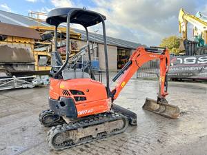 Utilisé pour Kubota U17-3A Mini Excavator 1.6 tonnes Japon Tracteur à chenilles avec pompe à roue 4WD et composants du moteur à vendre - Product Image 5