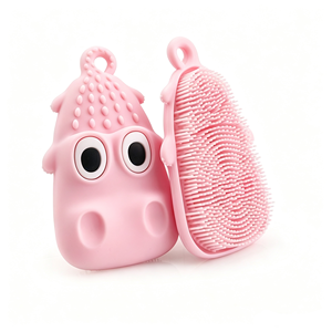 New Bath and Rub <b>Brush</b> Massage and Rub Gentle and Non-skin-Friendly Adult and Children Bath Comb Silicone Crocodile Bath <b>Brush</b> - Product Image 3