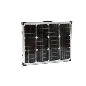 80W home glass aluminum frame solar panels for outdoor camping
