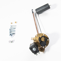 Ensemble de vanne multiple pour réservoir GPL en laiton avec indicateur de niveau de carburant à flotteur, solénoïde DC12V intégré