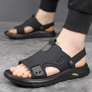 Sandales d'été décontractées et sportives pour hommes, légères, amortissantes, imperméables, respirantes, avec soutien de la voûte plantaire et boucle, idéales pour la marche en extérieur et la plage - Product Image 4