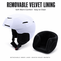 Casque de ski et snowboard Yoloon ajustable pour adultes, léger, protection de la tête, équipement sportif en polyester et nylon