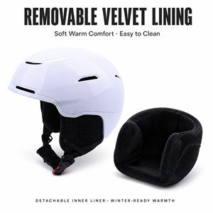 <span class=keywords><strong>Casque</strong></span> de ski et snowboard Yoloon ajustable pour adultes, léger, protection de la tête, équipement sportif en polyester et nylon - Product Image 2
