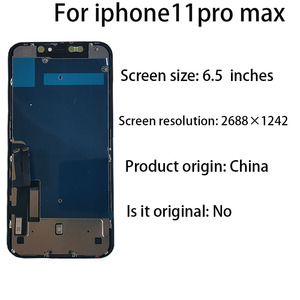 หน้าจอ LCD ระบบสัมผัส<span class=keywords><strong>3D</strong></span> คุณภาพสูงสำหรับ <span class=keywords><strong>iPhone</strong></span> 11/11 PROMAX <span class=keywords><strong>6</strong></span>.5นิ้ว250-300cd ส่องสว่างรับประกัน<span class=keywords><strong>6</strong></span>เดือน - Product Image 5