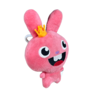 Mascottes personnalisées, jouets en peluche lapin, porte-clés, poupées moelleuses, adorables animaux et mascottes en peluche pour cadeaux promotionnels et de Noël
