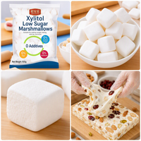 500g Promotion Guimauve Xylitol Faible en Sucre 0% Sucre et Additifs Gras Douce et Moelleuse Vente en Gros pour la Pâtisserie, le Nougat et le Thé au Lait