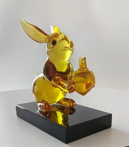 Figura <span class=keywords><strong>de</strong></span> Conejo Pequeño <span class=keywords><strong>de</strong></span> 5 Pulgadas, Hecha a Mano, Modelo <span class=keywords><strong>de</strong></span> Año Nuevo, Adorno <span class=keywords><strong>de</strong></span> Cristal Artístico, Mascota, Recuerdo, Decoración <span class=keywords><strong>de</strong></span> <span class=keywords><strong>Cuarzo</strong></span>, Venta al Por Mayor - Product Image 2