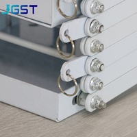 JGST Garantie 3 ans Support de levage pour projecteur à capacité de charge de 50 kg, élévateur à ciseaux transversal de plafond 0-7 m pour salle de réception, mariage, église, salle de conférence