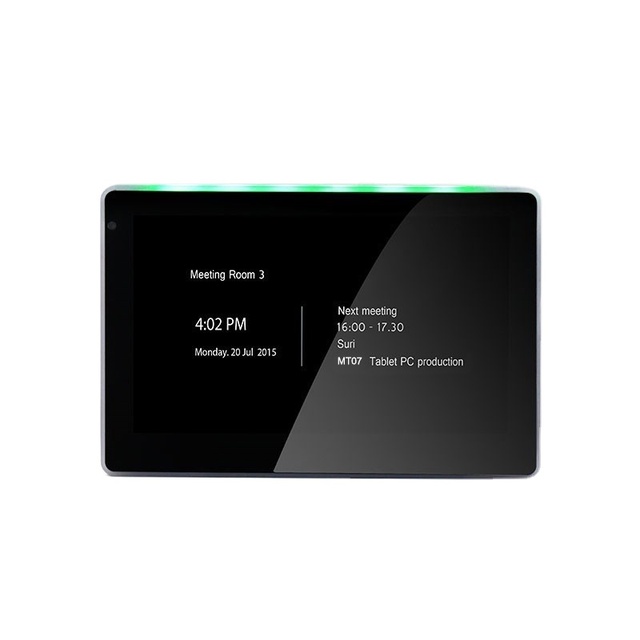 JCVISION 7inch Wall Mounting Touch Screen Meeting Room LED Tablet Display with POE NFC RFID