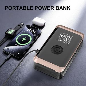 Arrancador de Coches Portátil <span class=keywords><strong>4</strong></span> en 1 de 14.8V con Pantalla Digital, Inflador de Neumáticos, Banco de Energía, Luz LED y Función de Monitor de Presión para Vehículos Compactos - Product Image 3