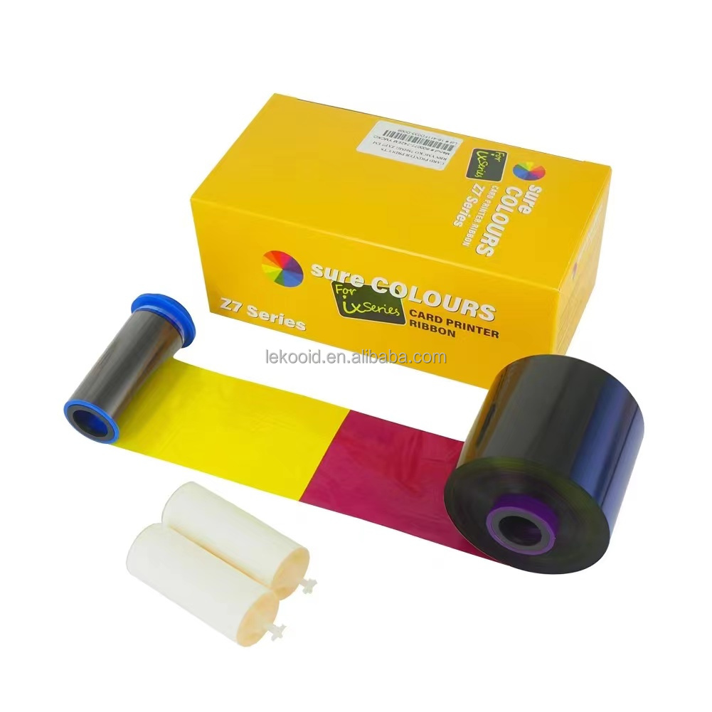 ribbon YMCUvK Zebra i Series Printer Ribbon (ZXP Series 8 & 9, 500 Imprints)