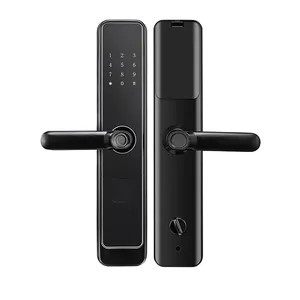 Hot Sale Smart Security Door Lock Fingerprint Biometric Electronic IC Card Intelligent Door Lock For Front Door