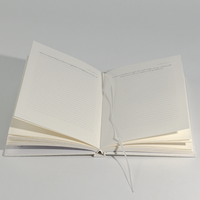 Carnet de notes A5 personnalisé en tissu de lin couverture rigide Agenda quotidien réflexion sur le papier planificateur d'impression 2026