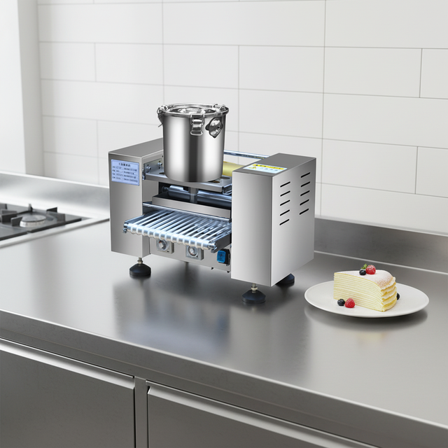 Automatic Mille Crepe Cake Machine Commercial Thousand Layer Cake Making Machine