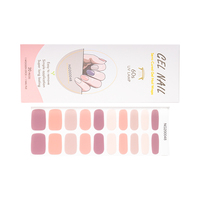 Autocollants d'ongles en gel UV semi-durcis longue durée, très populaires / Tiktok NG200301/NG200047/NG200048