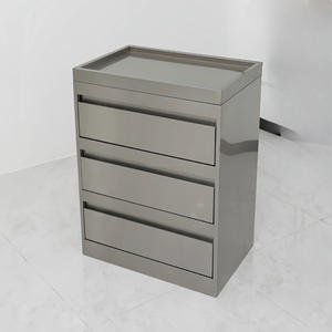 जिनचेंग बार्बर दुकान काउंटर हेयरस्टाइल लक्जरी हेयरड्रेसिंग ट्रॉली सैलून उपकरण कैबिनेट स्टेनलेस स्टील भंडारण दराज - Product Image 6