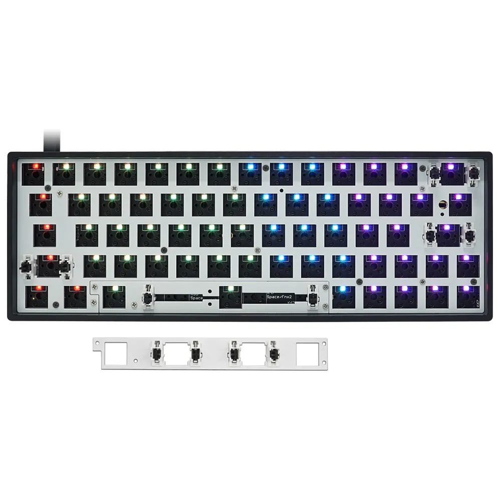Skyloong hotsale hot swap gk64x gk64xs gaming mechanical keyboard 60% 61keys diy keyboards kit
