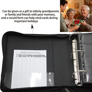 Album photo pour cartes-cadeaux, 100 pochettes avec étiquettes, convient aux cartes <span class=keywords><strong>de</strong></span> vœux et aux photos - Product Image 3