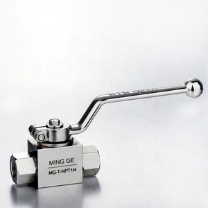 Katup Pemeriksaan Pilot Baja Karbon Tipe KHB NPT/ SAE/BSP/BSPT/Metrik Katup Bola Hidrolik Manual Operasi Katup Bola Tekanan Tinggi - Product Image 4