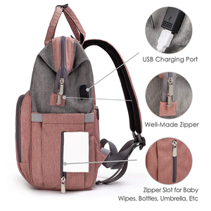 <span class=keywords><strong>Sac</strong></span> à couches thermiques <span class=keywords><strong>pour</strong></span> poussette, portable de <span class=keywords><strong>maternité</strong></span>, avec port de chargement USB, <span class=keywords><strong>pour</strong></span> bébé, livraison d'usine - Product Image 3