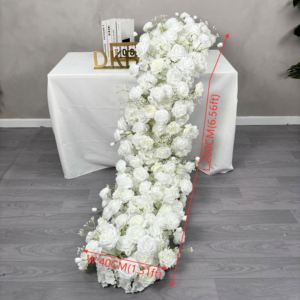 Nhân Tạo Bảng Trung Tâm Lụa Hoa Hàng Tất Cả Các Màu Trắng Trang Trí Đám Cưới Lối Chạy Dài Đám Cưới <span class=keywords><strong>Centerpieces</strong></span> Bảng Trang Trí - Product Image 2