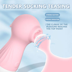 Vibrador de succión listo para enviar, estimulador de clítoris recargable por USB, masajeador <span class=keywords><strong>Personal</strong></span>, masajeador de punto G, silicona suave 100% resistente al agua - Product Image 5