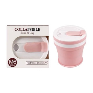 Gobelets pliables légers en silicone portables OEM Verres de voyage pliables pour petit espace Service à guichet unique - Product Image 6