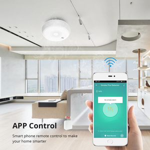 Cảm Biến Khói Thông Minh Tuya Zigbee, Hệ Thống Báo Động An Ninh Báo Cháy, Liên Kết Với Thiết Bị Nhà Thông Minh Chạy Bằng Pin - Product Image 5