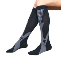Chaussettes de Compression à varices pour hommes et femmes, 100 pièces, de haute qualité, personnalisées, hauts, de 20 à 30mmhg, vente en gros