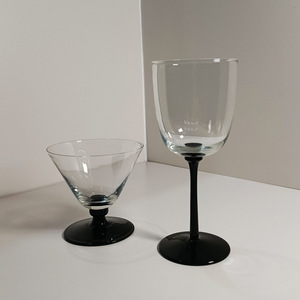 Tasse à pied haute <span class=keywords><strong>Raymond</strong></span> faite à la main en cristal sans plomb, haute transparence, style coloré, idéale pour offrir en hôtels et restaurants - Product Image 2