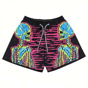 Conjunto de Camiseta deportiva informal para hombre, ropa de calle de verano sólida de poliéster/algodón de punto transpirable - Product Image 6