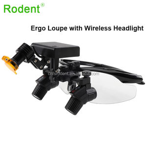 歯科用ワイヤレス外科用メガネ歯科用エルゴルーペ3X 4X 5X 6X倍率ワイヤレスLEDヘッドライト付き - Product Image 6