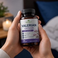 Extrait de racine de valériane naturelle en poudre, 0,8 % d'acide valérénique, qualité alimentaire, certifié HPLC, aide au sommeil